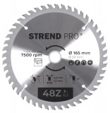 Strend Pro TCT 165x2.2x20.2x20/16 mm 48T, p&acirc;nza de ferăstrău pentru lemn, SK feliat