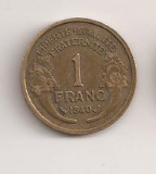 Moneda Franta - 1 Franc 1940 v1, Europa