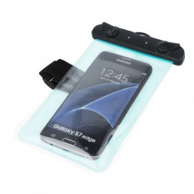 Husa Universala Smartphone Subacvatica, (Brat, 5,5 inch) Blue foto