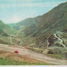 CPI B 11418 CARTE POSTALA - TRANSFAGARASANU. AUTOTURISM DACIA