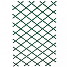 Nature Gard de grădină tip Trellis, 100 x 200 cm PVC, verde, 6040704