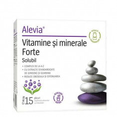 Vitamine si Minerale Forte 15 plicuri Alevia