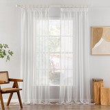 Set 2 Draperii, 140 x 225 cm, Alb - CN