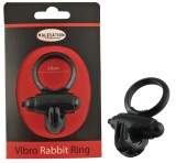 Inel Penis Cu Vibratii Vibro Rabbit Ring, Negru, Malesation