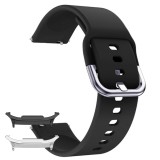 Curea din silicon compatibila cu Samsung Galaxy Watch8 40mm, Pitch Black