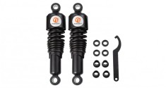 Possbay amortizor spate motocicleta 10.5 267mm, suspensie universala spate, negru - RESIGILAT foto