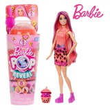 Păpușă Barbie Mattel Pop Reveal, Păr Roz, Fustă Cu Buline, Multicolor, Capacitate 113g