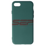 Husa Silicon iPhone SE 2022 (iPhone SE 3) Midnight Green - Calitate Superioara