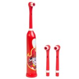 Periuta de dinti electrica Marshall Paw Patrol rosie pentru copii, Numarul de oscilatii 6000/min, 2 x baterii AAA 1.5V