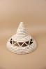 Lustra Palmier Fibră Naturală Asimetrică Tradizan, Handmade, Diametru 42cm, &Icirc;nălțime 40cm, Living, Dormitor, Bucătărie, Terasa