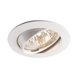 Spot incastrat ELC 229B 70001, GU10, orientabil, alb
