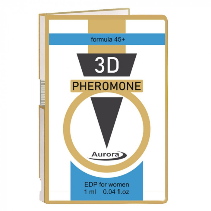 Feromoni apă de parfum pentru femei 45 + excitare 3D Pheromone 1ml