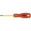 Surubelnita Cruce Pozidriv 1000V VDE PZ2x100 Neo Tools, Otel SVCM, Maner Ergonomic