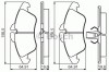 Set placute frana,frana disc MERCEDES SPRINTER 2-t platou / sasiu (901, 902) (1995 - 2006) BOSCH 0 986 495 245