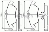 Set placute frana,frana disc MERCEDES SPRINTER 3-t platou / sasiu (903) (1995 - 2006) BOSCH 0 986 495 245
