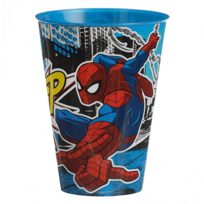 Pahar din Plastic, MCT Disney Spiderman, 430 ML foto