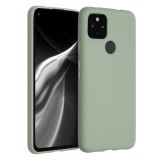 Husa pentru Google Pixel 4a 5G, Silicon, Verde, 51727.172, Carcasa, Kwmobile