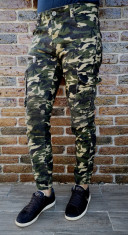 Pantaloni Army - pantaloni barbati pantaloni camuflaj - cod 151 foto