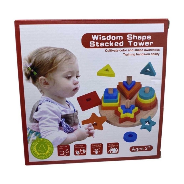 Joc Sortator Forme Montessori din lemn