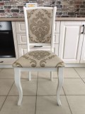SCAUN ASY 4 LEMN CREM TAPITERIE CREM+IMPRIMEU