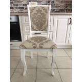 SCAUN ASY 4 LEMN CREM TAPITERIE CREM+IMPRIMEU