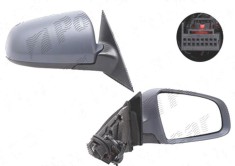 Oglinda exterioara Audi A3 (8p), 05.2003-04.2008, Dreapta, 3 usi, reglare electrica; grunduita; incalzita; geam convex; cromat; pliere electrica; 7 p foto