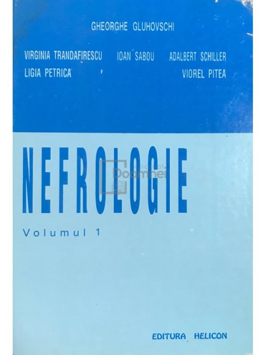 Gh. Gluhovschi - Nefrologie, vol. 1 (Editia: 1992)