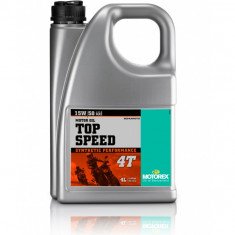 Ulei motor Motorex Top Speed 15W50 Synthetic Performance 4T 4 Litri