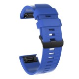 Curea silicon compatibila Garmin Fenix 8, 47mm, Solar, 22mm, Midnight Blue