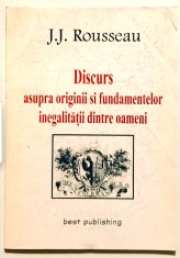 Discurs asupra originii si fundamentelor inegalitatii dintre oameni, 2001.