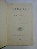 LITERATURA SI STIINTA anii: 1893; 1894 - Director C. DOBROGEANU-GHEREA