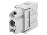 Conector HDC Han-Modular Mamă 3 PIN Terminal Șurub