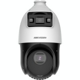 TandemVu, DarkFighter si ColorVu - PTZ IP 4MP, lentila 2.8mm si 4.8~120mm(25X), WL 30m, IR 100m, Audio, Alarma - HIKVISION DS-2SE4C425MWG-E14F0
