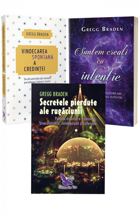 Pachet Gregg Braden - Secretele rugăciunii