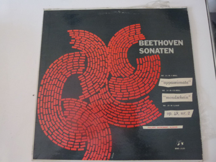 Sonate - Beethoven. , Ph. Entremont
