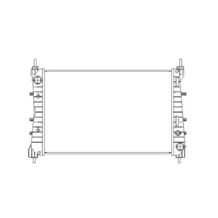 Radiator racire Fiat Linea (323), 05.2007-2015, Motorizare 1, 3 Multijet 66kw; 1, 4 T-Jet 88kw; 1, 6 Multijet 77kw Diesel/Benzina, tip climatizare Cu