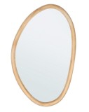 Cumpara ieftin Oglinda decorativa perete mdf natur Kennelly 50x2.5x80 cm