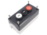 Casetă de comandă Harmony XB5 cu 3 butoane IP66