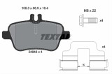 Set placute frana TEXTAR 2484803
