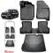 Set complet Rizline Dacia Duster 2018&ndash;2022 4x2 Prestige &ndash; Covorașe față, spate și tăviță portbagaj