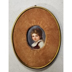 Portet de copil, Miniatura pictata