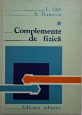 Complemente de fizica, vol. I &ndash; I. Inta, S. Dumitru