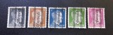 Austria sub Ocupație Aliată 1945 Seria Stiria / Graz "Hitler Supratipar Linii Verticale și &Ouml;sterreich" (1 Rpf, 3 Rpf, 4 Rpf, 5 Rpf, 6 Rpf ) MNH - TG1