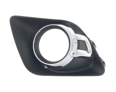 Grila bara fata Mitsubishi ASX (Ga), 01.2010-2012, Stanga, 8321A385, 525527-5 cu locas pentru proiectoare,insertie crom foto