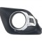 Grila bara fata Mitsubishi ASX (Ga), 01.2010-2012, Stanga, 8321A385, 525527-5 cu locas pentru proiectoare,insertie crom