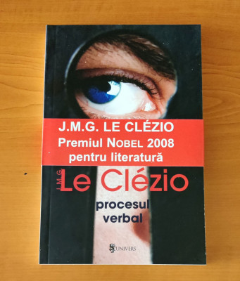 J. M. G. Le Clezio - Procesul verbal foto