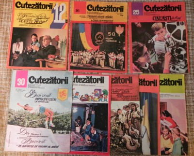 lot 25 numere 24 reviste cutezatorii 1970 benzi desenate pionieri foto