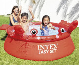 Piscina gonflabila pentru copii Intex Crab, 880 L, 183x51 cm, polivinil, multicolor, Excellent Houseware