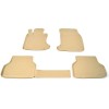 Covoare Cauciuc Tip Tavita Bej BMW Seria 5 E60 E61 2003-2010, Set 4 Bucati, Bordura Protectie