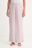 Hollister Co. pantaloni de pijama culoarea roz, KI346-5063